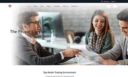 GCG Markets financial services website — SSW Solutions portfolio